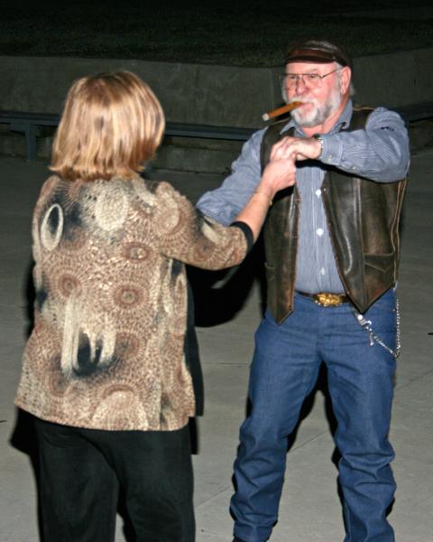 My new Uncle in law AL. He's a cool guy that restores old cars.....and likes cigars.