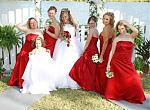 Alyssa and all of her "kinky" bridesmaids