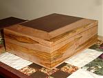 Ambrosia Maple, Walnut & Spanish Cedar 
11" x 9" x 3 3/4" 
Owner:  Rob - Minneapolis, MN