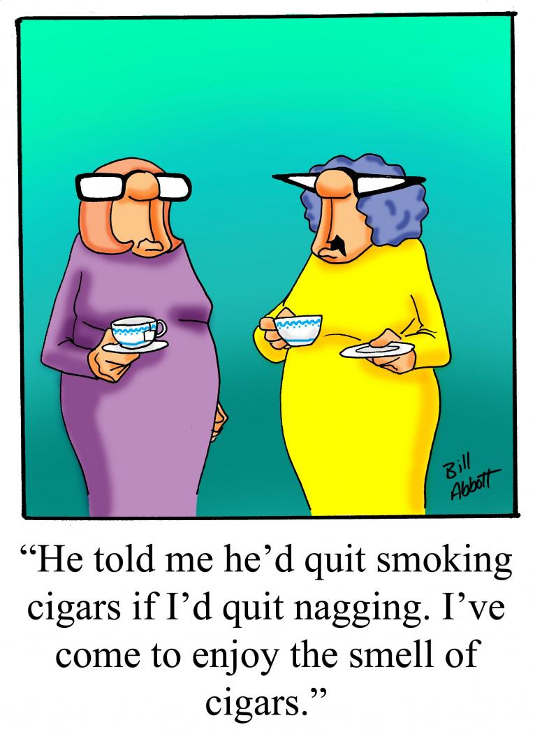 smell of cigars